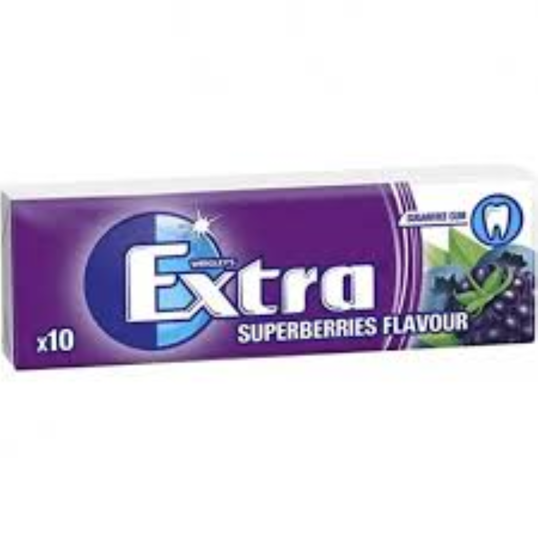 EXTRA GUM BLUEBERRY 3PACK 42G SF